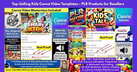 Why Kids Canva Video Templates Are Becoming the Next Big Thing for PLR Resellers