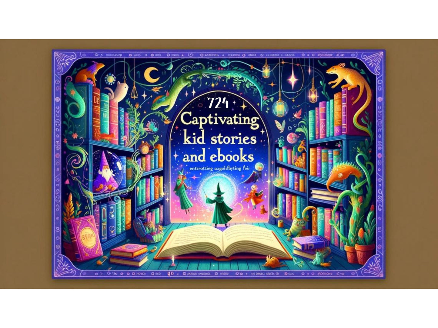 PLR - 900+ Kids Stories, eBooks & Kids Animated Videos | Unrestricted PLR To Use Or Resell | MRR, Editable Canva Templates, Kids Content plr