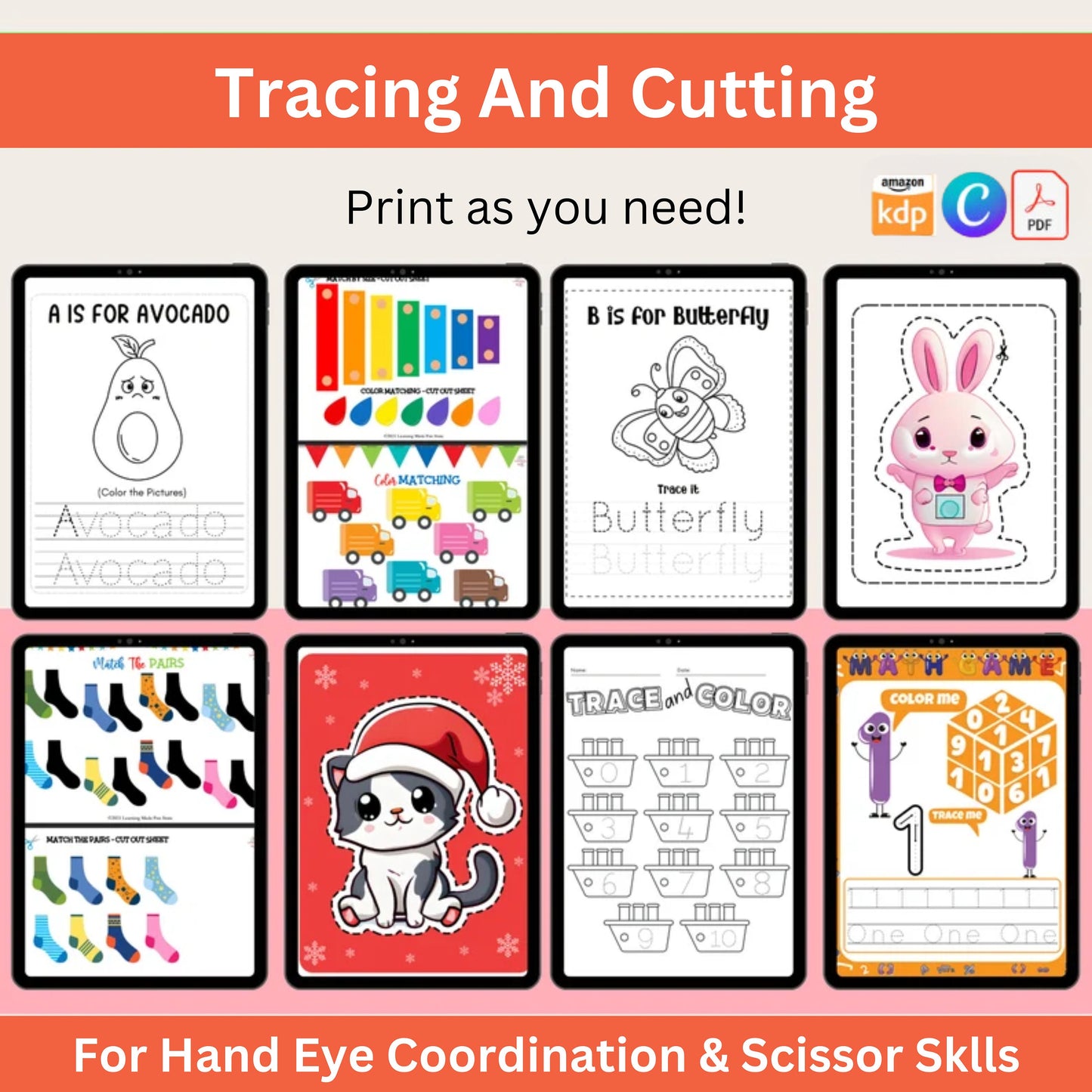 PLR 11,000+ Preschool Pre-K & Kindergarten Printable Bundle: Activity Worksheets, Coloring Pages, Dot to Dot, Tracing, Alphabet, Site Words