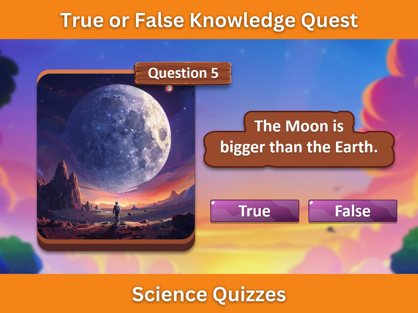 PLR 110 SmartKids Games, Quizzes and Science Videos – Canva Editable -