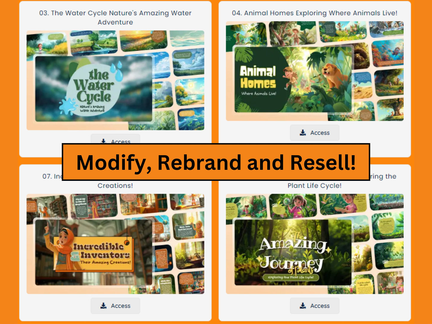 PLR - Smartkids Editable Kids' Games, Quizzes and Science Videos - Includes PLR Rights and MRR for Rebranding, With In Depth Tutorials