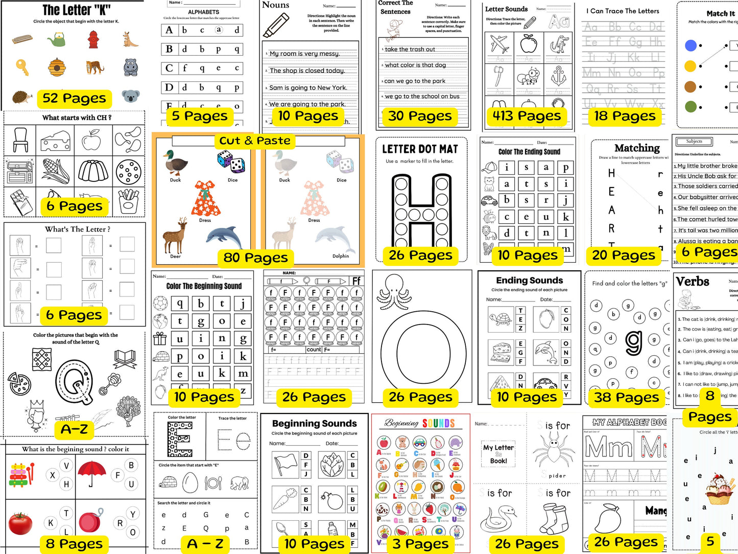 PLR 15000 Educational Kids Resources Bundle | Children's Learning Bundle | Educational Resources for Kids | Printable Activity Worksheets