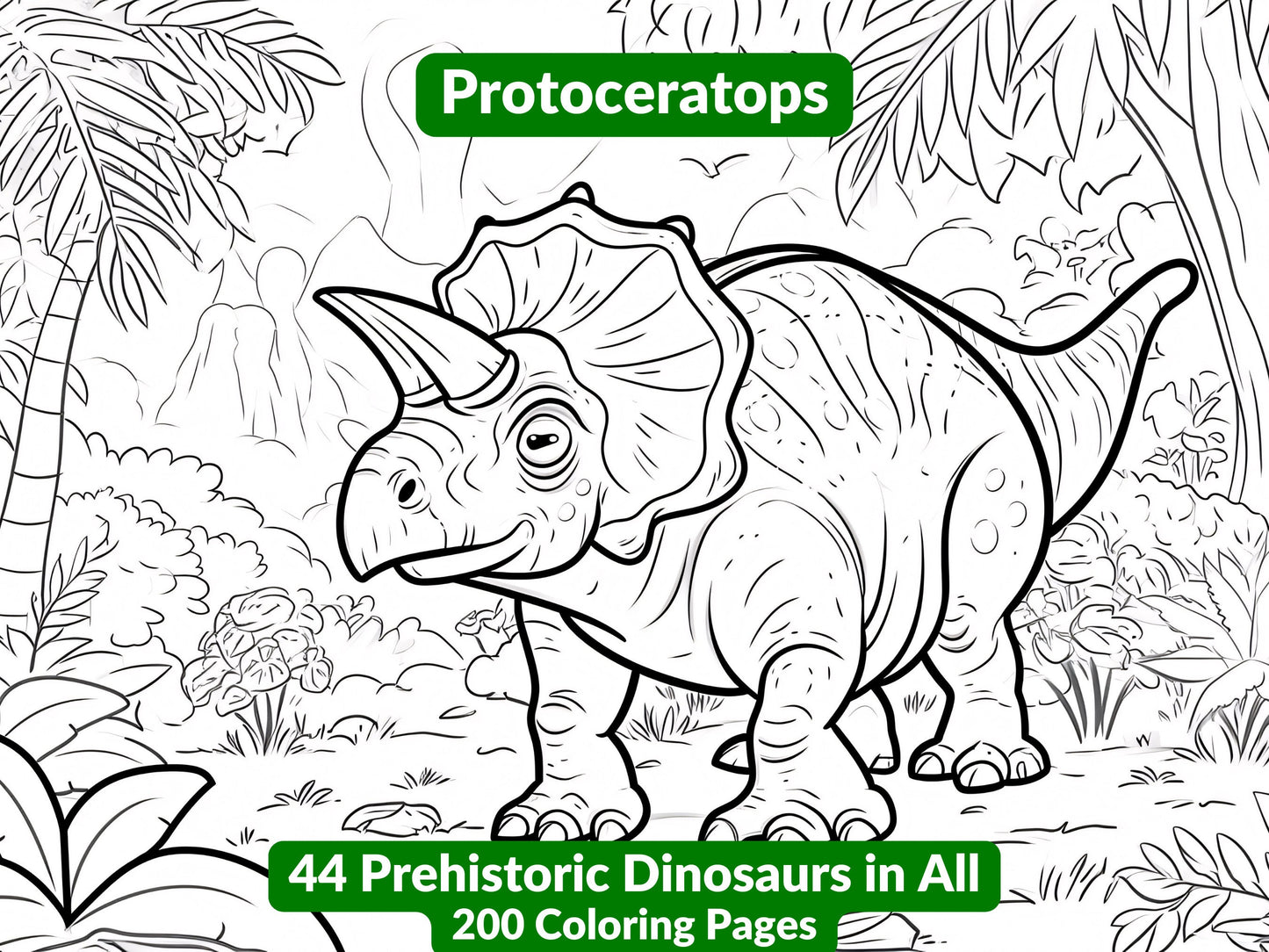 PLR Dinosaur Coloring Pages | MidJourney Created | Bonus Pack Included | Printable Kids Activity | T Rex Educational & Fun Art Set MRR