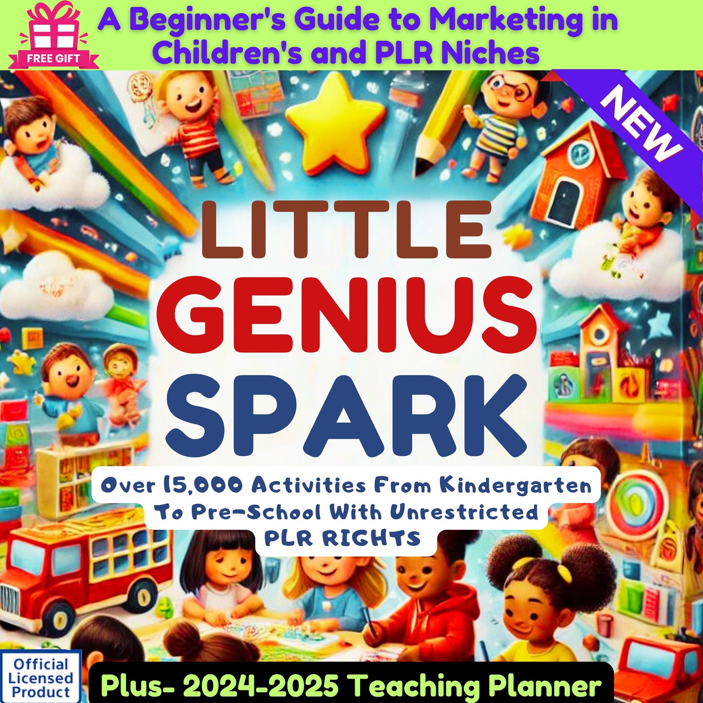 PLR 15000 Educational Kids Resources Bundle | Children's Learning Bundle | Educational Resources for Kids | Printable Activity Worksheets
