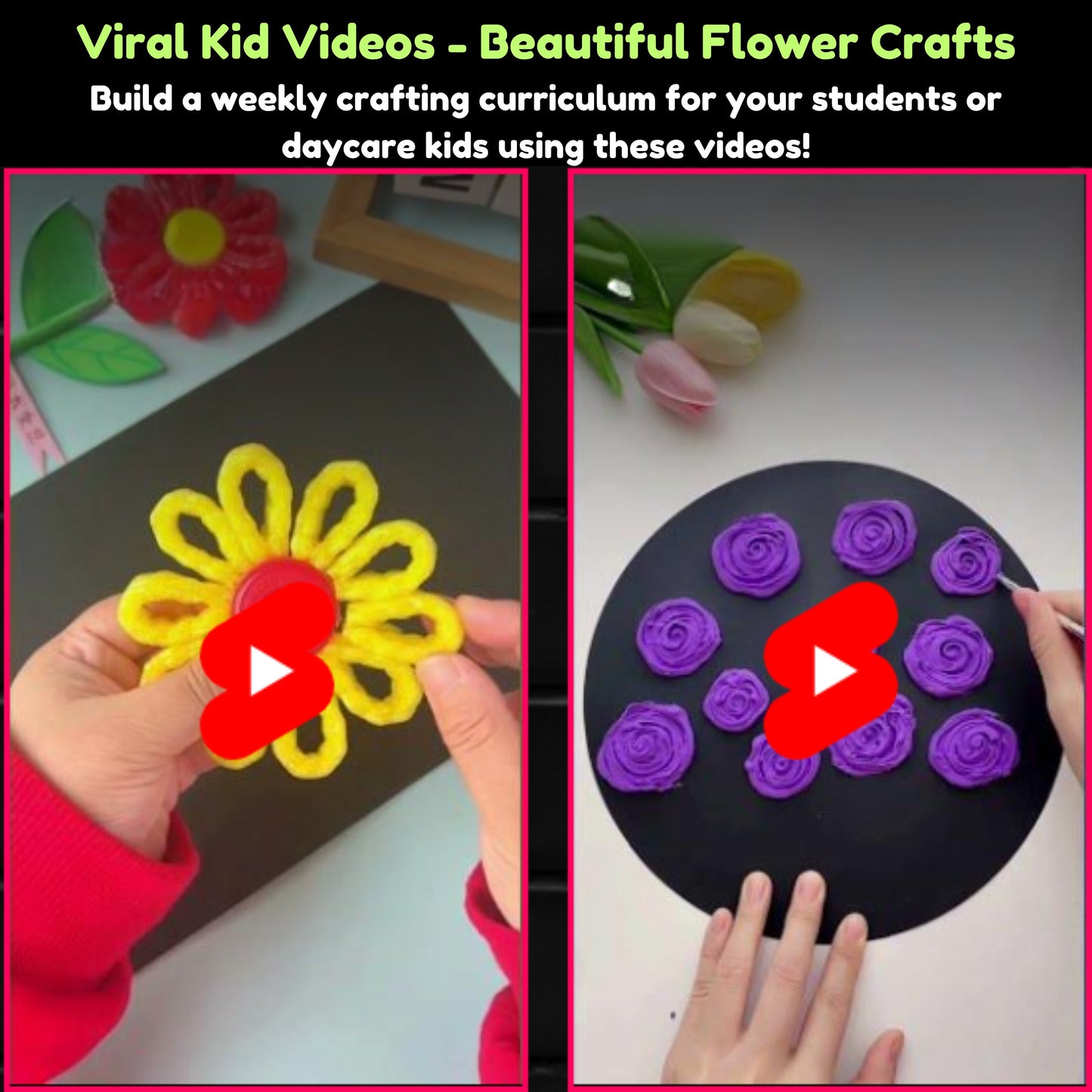 PLR 420+ Viral Kids Videos Bundle - PLR Rights, Fun Craft & Toy Videos For Parents, Teachers and Content Creators | For Commercial Use