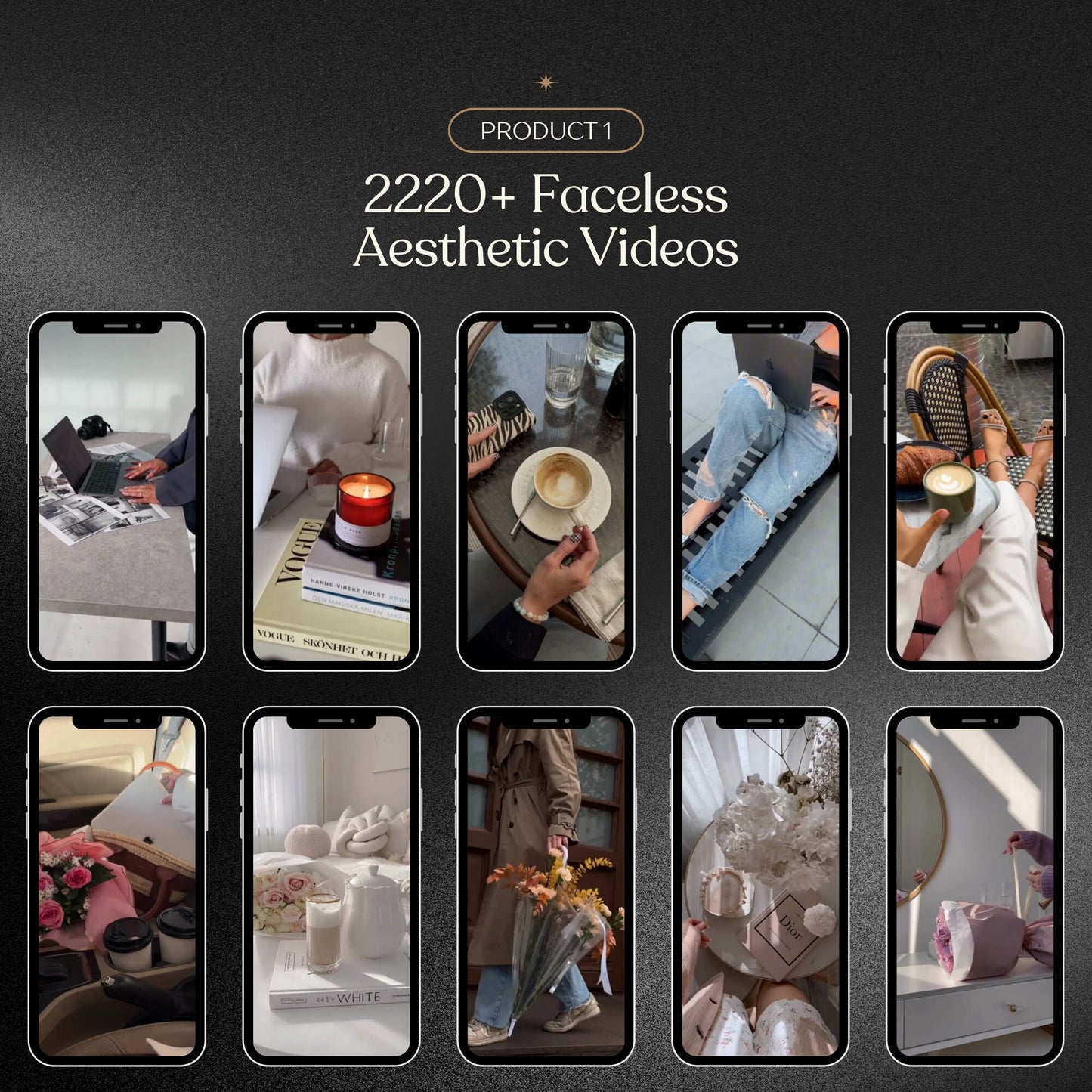 PLR 8000+ Faceless Reels Bundle - Aesthetic Instagram Video Templates For Digital Marketing | MRR | Canva Editable Reels To Resell & Profit