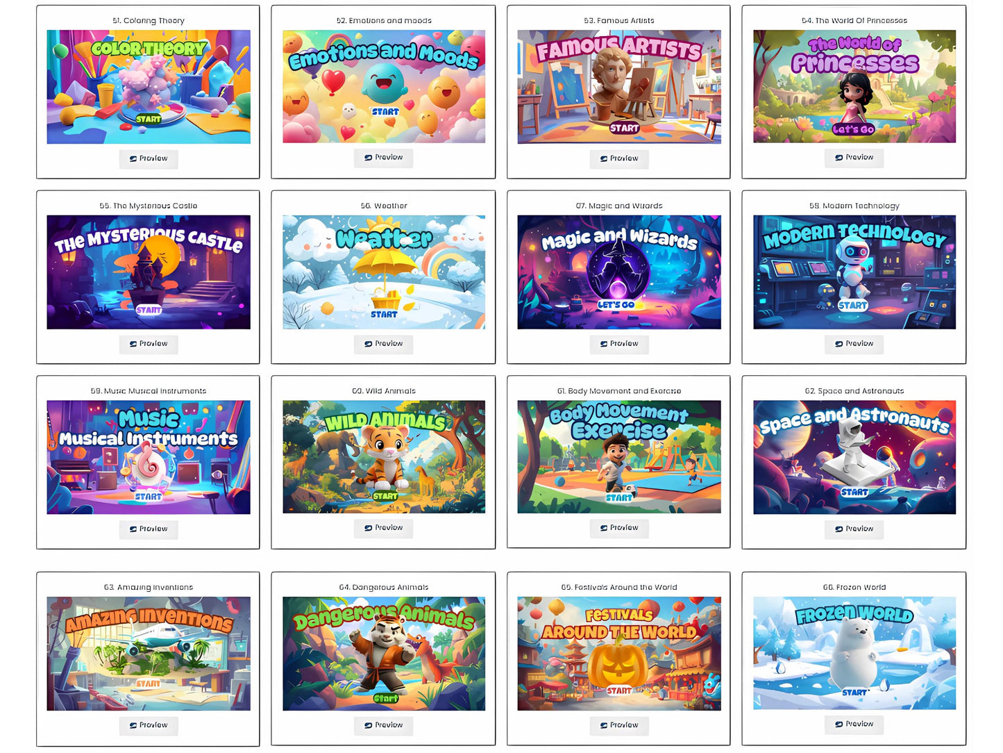 PLR 90 Kids Quiz Games w/ Voiceover & Animation, PLR mrr License, Canva EditableTemplates for Easy Customization | Master Resell Rights, MRR