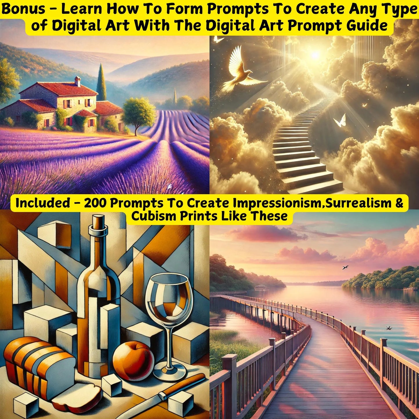 ChatGPT DALL-E Image Creation eBook: Learn How To Word Prompts To Create Stunning AI art Images in Many Different Artistic Styles and Niches