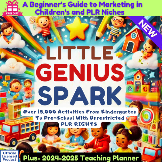 PLR 15000 Educational Kids Resources Bundle | Children's Learning Bundle | Educational Resources for Kids | Printable Activity Worksheets